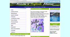 Desktop Screenshot of highland-arkansas.com